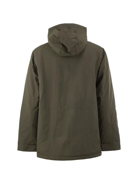 Geacă parka Patagonia cu glugă verde