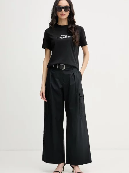 Calvin Klein Jeans tričko dámske čierna