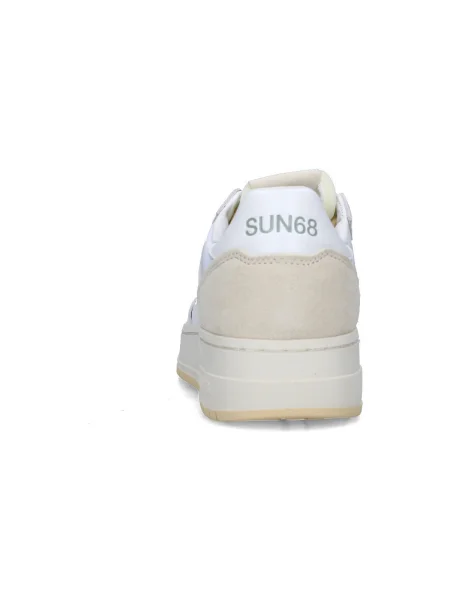 Pantofi Sun68 alb