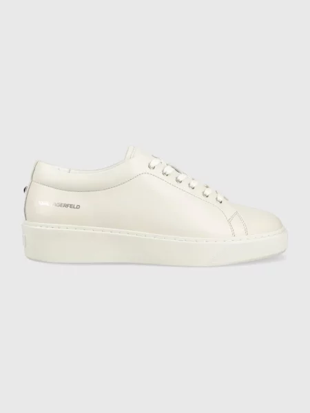 Кожени маратонки Karl Lagerfeld FLINT бяло