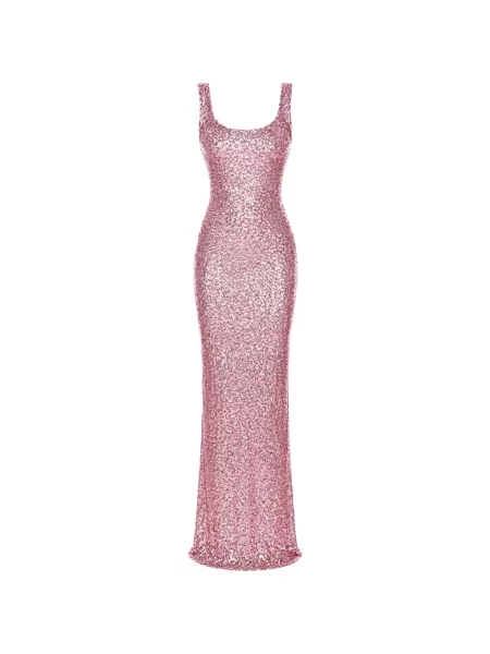 Rochie Roserry cu paiete roz