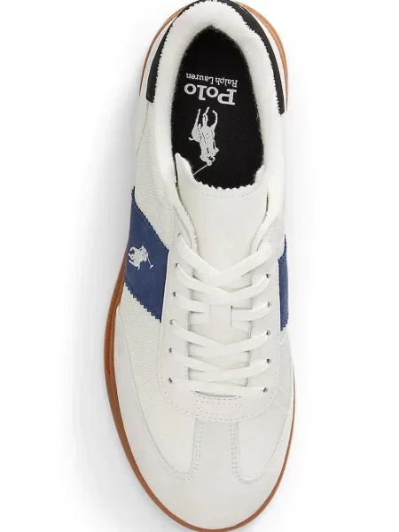 Кожаные кроссовки Polo Ralph Lauren белые