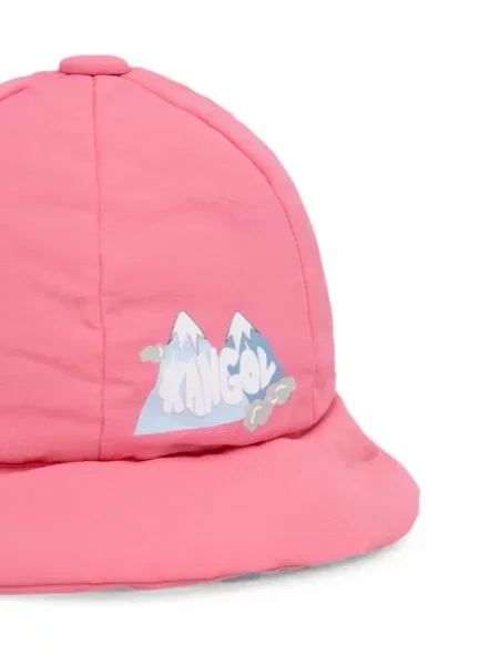Căciulă Kangol cu aplicații cu cordon roz