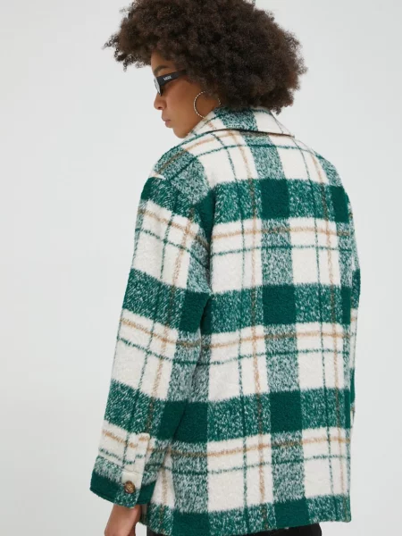 Bunda Abercrombie & Fitch přechodná oversize zelená