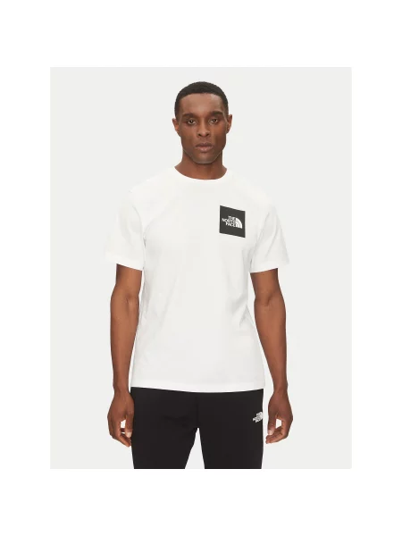 The North Face T-Shirt Fine Regular Fit λευκό
