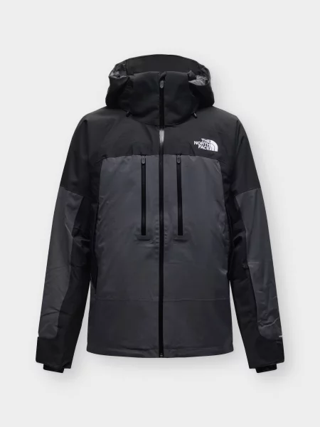 THE NORTH FACE Sportovní bunda CHAKAL antracitová / černá bílá