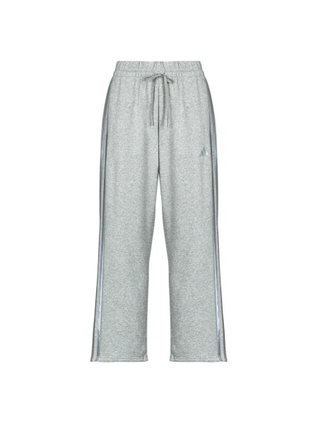 Pantaloni de jogging Adidas din fleece cu dungi gri