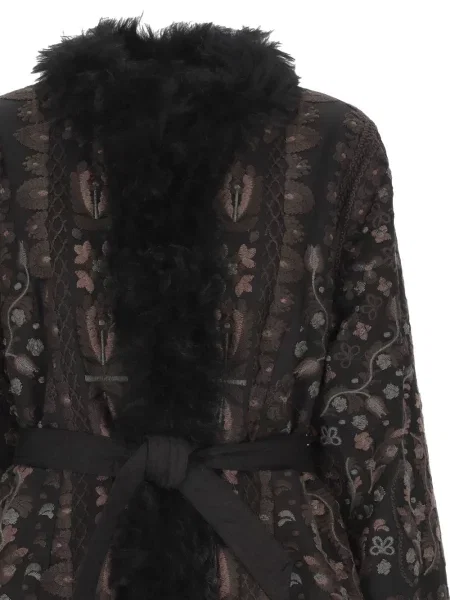 Kožich Antik Batik s kožíškem černý