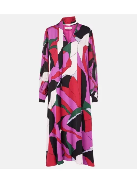 Rochie midi Diane Von Furstenberg cu imagine până la genunchi de costum
