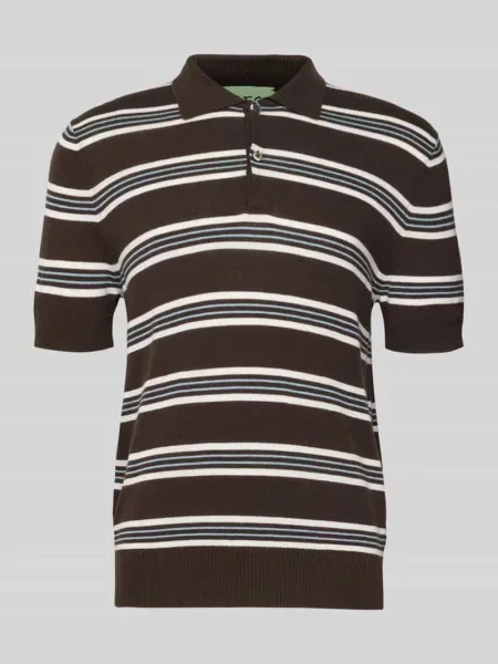 Koszulka polo z mieszanki bawełny i lyocellu z dodatkiem kaszmiru i prążkowanymi wykończeniami Ftc Cashmere
