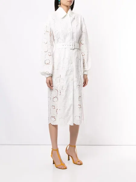 Trenci Alice Mccall cu broderie alb