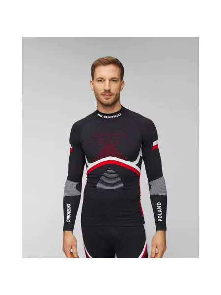 Longsleeve Termoaktywny Z Półgolfem X-bionic Energy Accumulator Patriot Poland biała