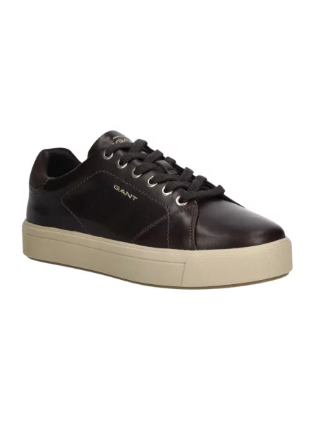 Sneakersy Gant skórzane brązowe