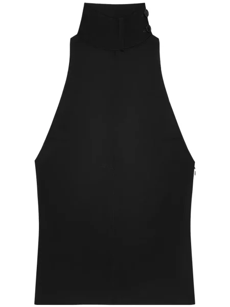 Bluzka Courreges bez rękawów czarna