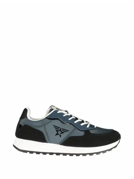 Sneakerși Avirex cu imagine albastru