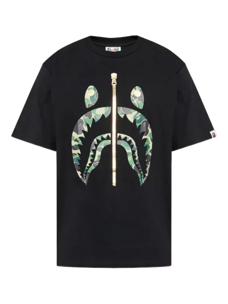 Tricou A Bathing Ape® cu imagine negru