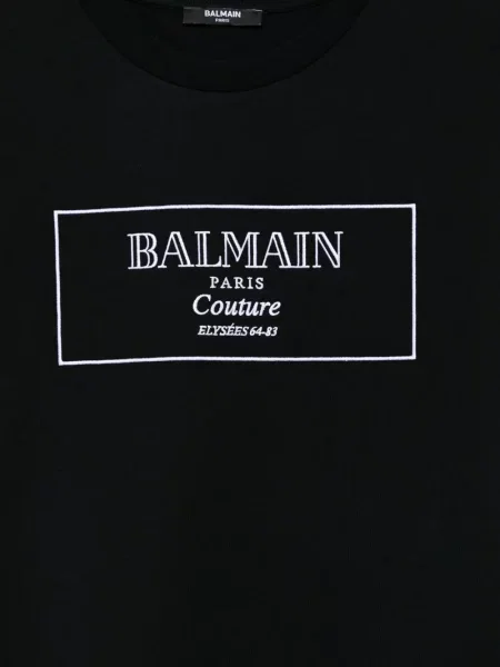 Koszulka dziecięca Balmain czarna
