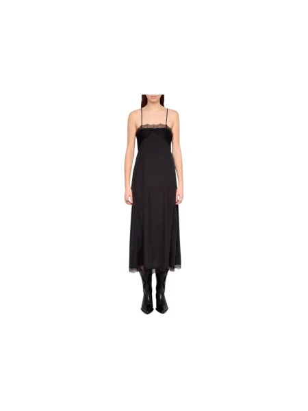 Sukienka midi Zadig & Voltaire koronkowa czarna