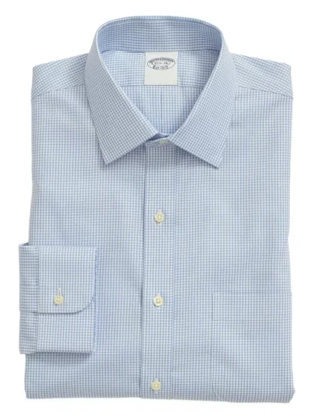 Gulerat lung cămașă Brooks Brothers albastru