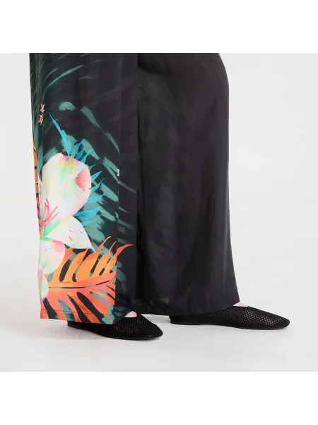 Παντελόνια Desigual Pant Swim-Daikiri Pants Black L μαύρο