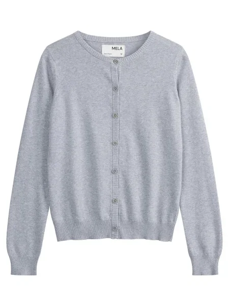 MELA Kardigan Nameen melír šedý