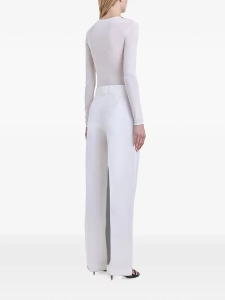 Pantaloni Fforme alb