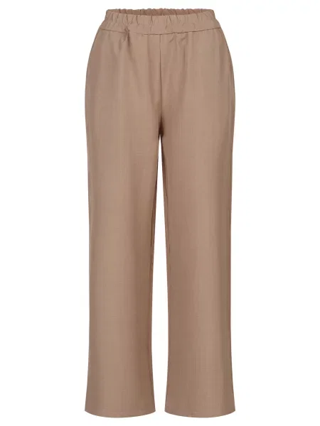Pantaloni deschis maro