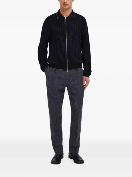 Cardigan Ferragamo de mătase albastru