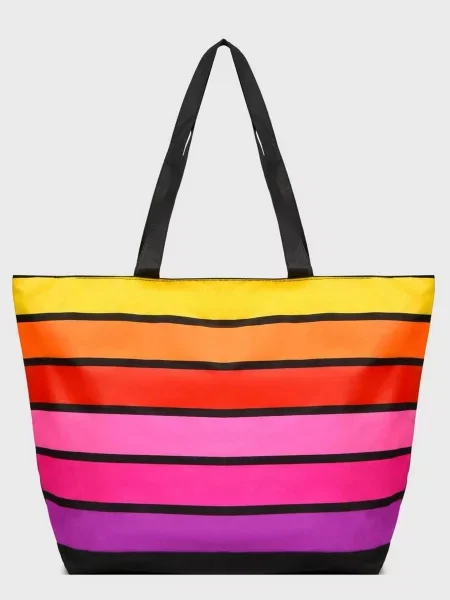 Le Comptoir de la plage Пляжна сумка Рожевий/чорний чорна