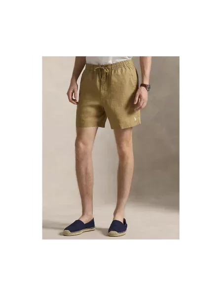 Szorty Polo Ralph Lauren casual brązowe