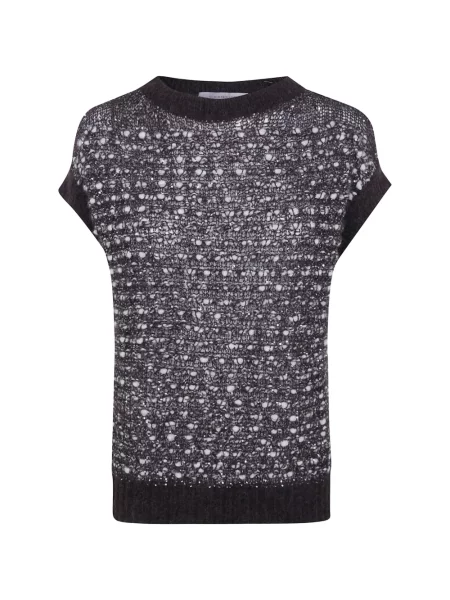Bouclé pulover D.exterior cu paiete maro