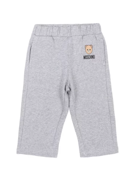 Spodnie dziecięce Moschino szare