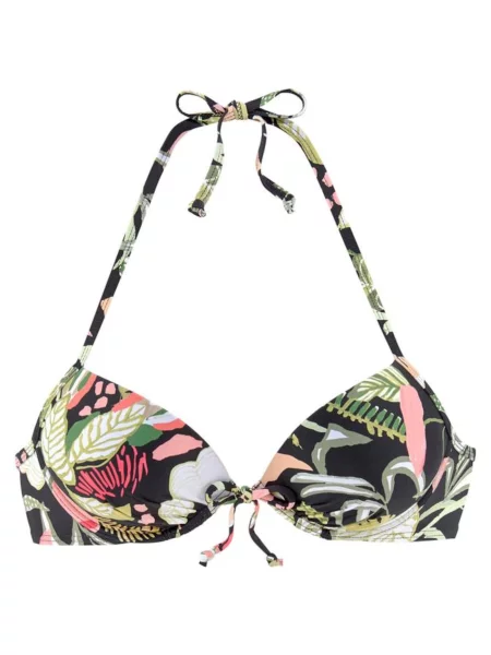 S.Oliver Sutien costum de baie / verde negru