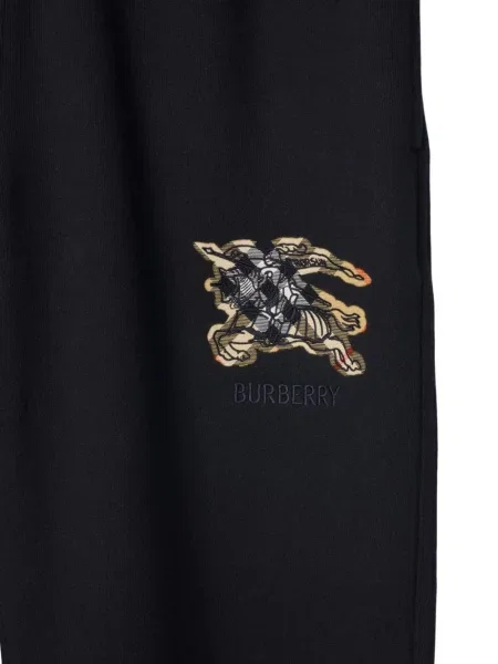 Pantaloni Burberry în carouri negru