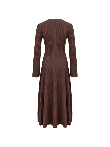 Rochie midi Simkhai tricotate maro
