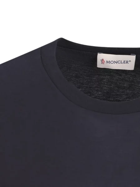 Dětské tričko Moncler Enfant modré