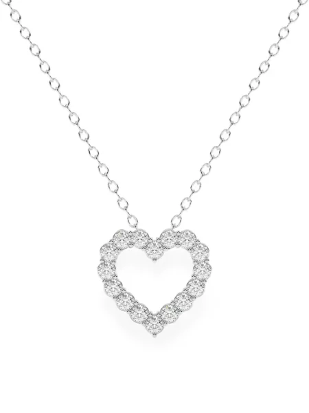 Colier Diamond Essentials cu motiv cu inimi