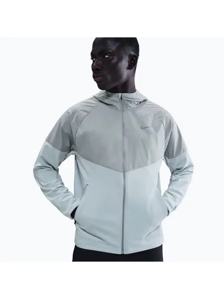 Geacă de alergare pentru bărbați Nike Miler Repel Winterized pure platinum
