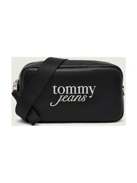 Geanta crossbody Tommy Jeans negru