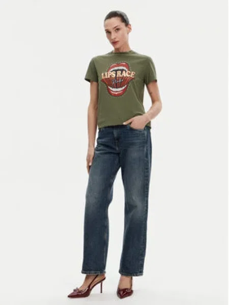 Tričko Pinko khaki
