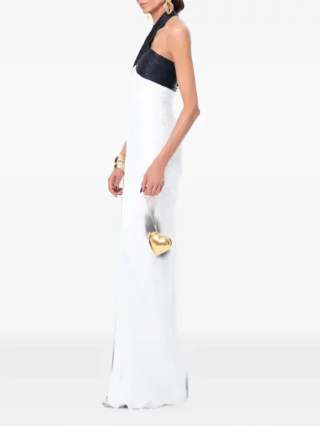 Rochie maxi Ana Radu cu volane alb