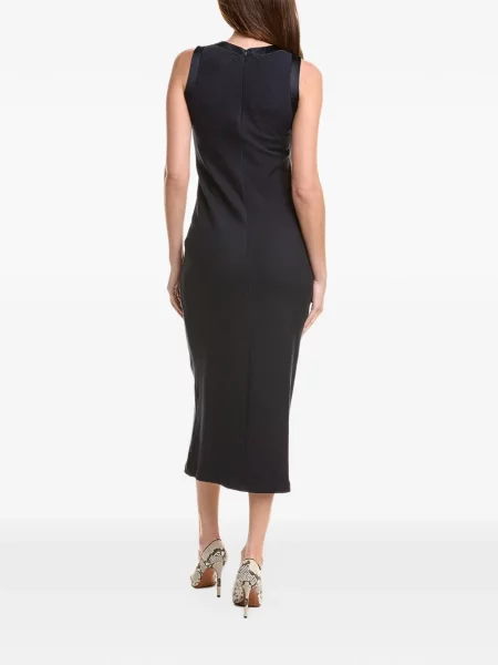 Rochie midi Brunello Cucinelli tricotate negru