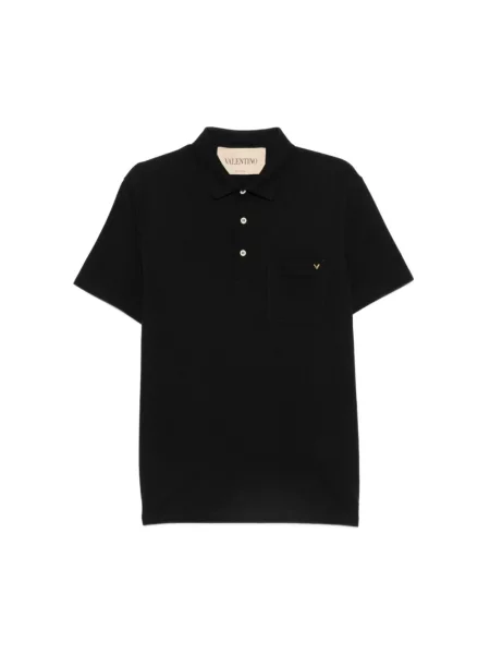 Koszulka polo Valentino czarna