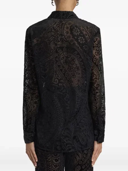 Cămașă Etro cu model floral negru