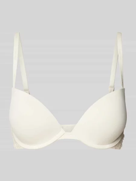 Biustonosz z zapięciem na haftkę Calvin Klein Underwear biały
