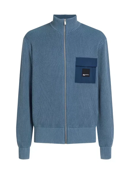 KARL LAGERFELD JEANS Pletena jopa marine / dimno modra