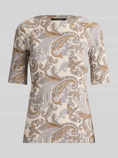Męski t-shirt o kroju regular fit z mieszanki bawełny Lauren Ralph Lauren