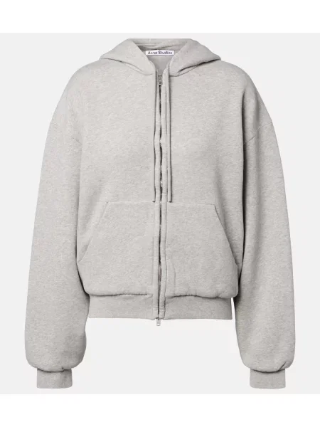 Top Acne Studios polarowy szary