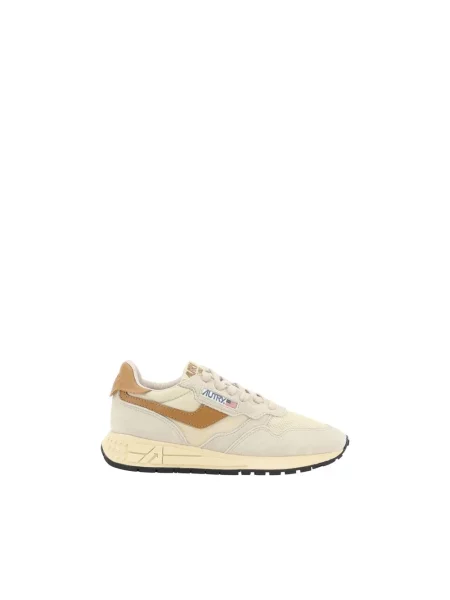 Sneakersy Autry zamszowe biznesowe beżowe