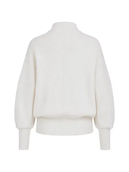 Cardigan Sa Su Phi tricotate alb